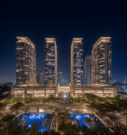 브랜드 아파트 가치와 미래 비전을 담은 이미지 컷